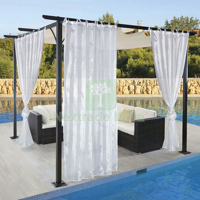 TENDA VELO PER GAZEBO cm.150 x H.280 — Gazebo e strutture giardino — rif. FERX.8048872NLM