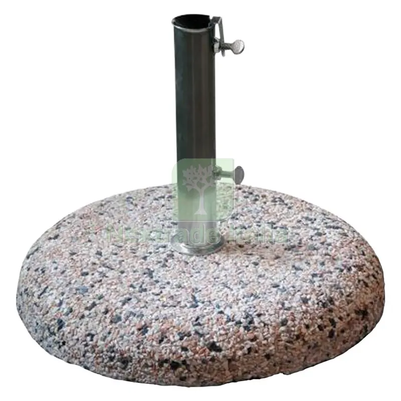 Base per Ombrellone in Graniglia Venezia Ø CM. 45 - Colore Fantasia — Tempo libero outdoor — rif. FERX.6130774NLM Base per Ombrellone in Graniglia Venezia Ø CM. 45 - Colore Fantasia — Tempo libero outdoor — rif. FERX.6130774NLM