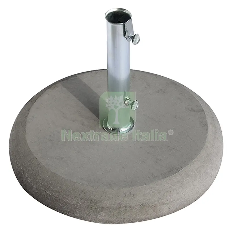 Base per Ombrellone in Cemento Venezia Ø CM. 55 - Colore Grigio — Tempo libero outdoor — rif. FERX.6130780NLM