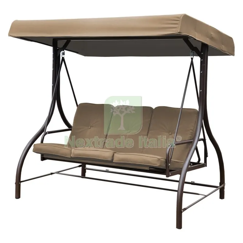 Dondolo Reclinabile 'katay' cm. 194 x 125 x H.174 — Tempo libero outdoor — rif. FERX.6129430NLM Dondolo Reclinabile 'katay' cm. 194 x 125 x H.174 — Tempo libero outdoor — rif. FERX.6129430NLM
