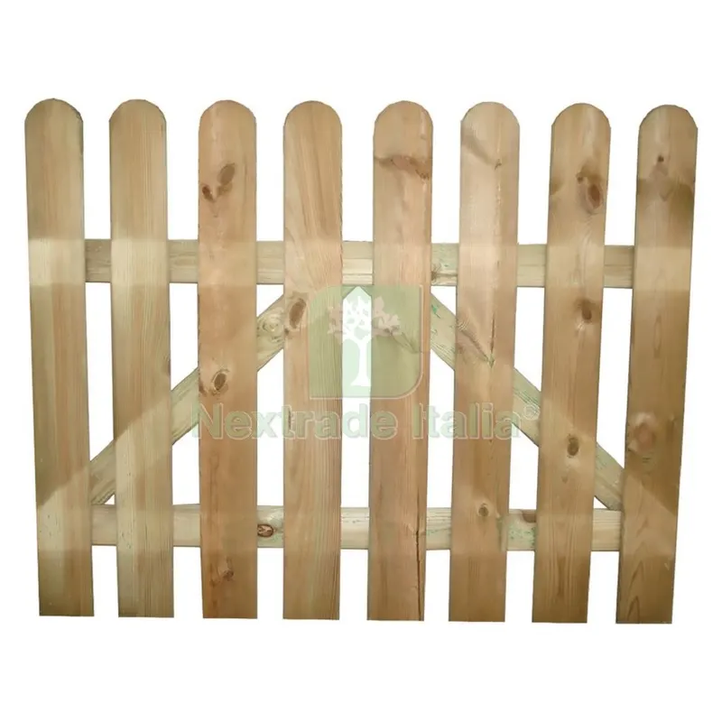 Cancello in Legno 'tulum' cm. 100 x h.100 — Staccionate e steccati — rif. FERX.6125396NLM