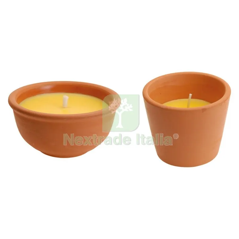 6PZ Candela alla Citronella vaso largo - cm 13 x 6,5 — Vasi e fioriere — rif. FERX.6150814NLM 6PZ Candela alla Citronella vaso largo - cm 13 x 6,5 — Vasi e fioriere — rif. FERX.6150814NLM