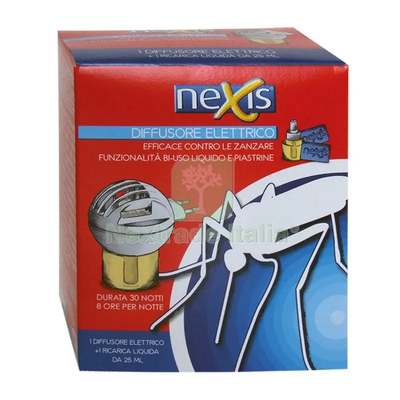 ANTIZANZARE ELETTRICO AD EMANAZIONE con 1 ricarica liquida 25 ml nx1 — Disinfestazione e controllo nocivi — rif. FERX.613591NLM