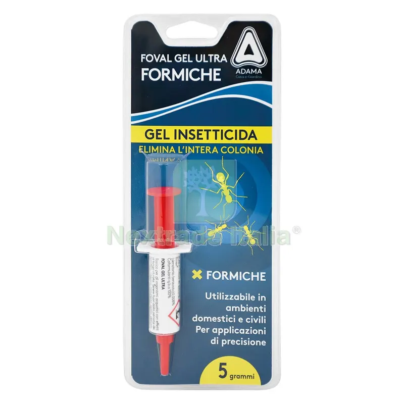 12BLISTER GEL ANTIFORMICHE Foval gel 5 gr. — Protezione piante e sementi — rif. FERX.6135158NLM