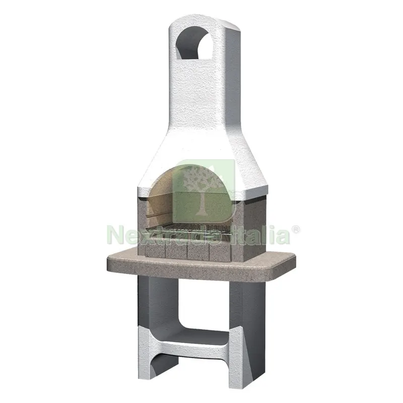 Barbecue Muratura 'lucerna' 88 x 58 x H 179,1 cm — Tempo libero outdoor — rif. FERX.614128NLM Barbecue Muratura 'lucerna' 88 x 58 x H 179,1 cm — Tempo libero outdoor — rif. FERX.614128NLM