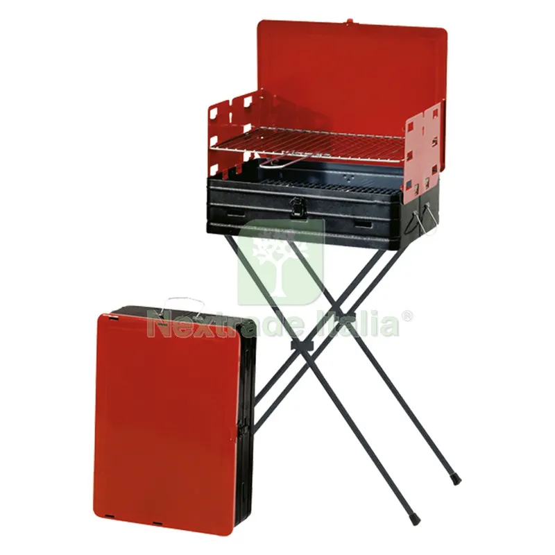 Barbecue Rettangolare '840' cm 41 x 30 x H 78 — Tempo libero outdoor — rif. FERX.803710NLM Barbecue Rettangolare '840' cm 41 x 30 x H 78 — Tempo libero outdoor — rif. FERX.803710NLM
