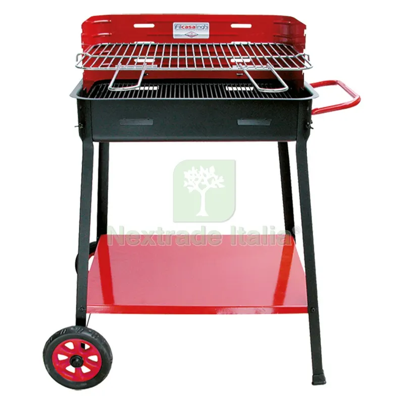 Barbecue Rettangolare '850 LUX' cm 53 x 39 x H 80 — Tempo libero outdoor — rif. FERX.803754NLM