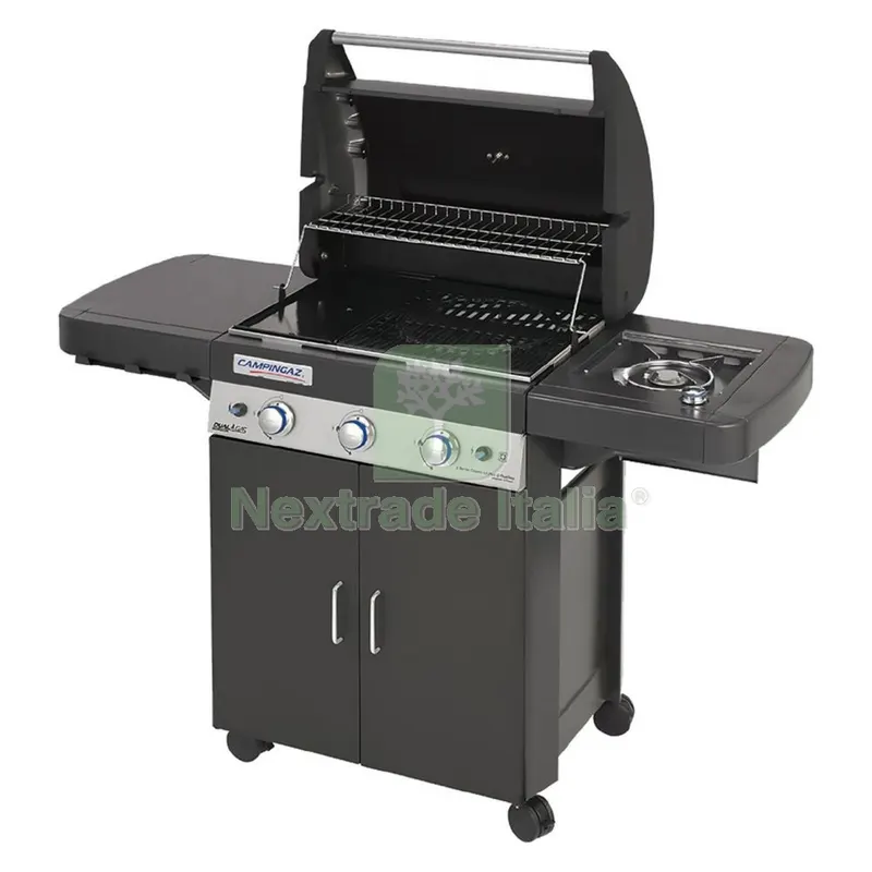 Barbecue a GAS '3 Series LS Plus Dark DG' kw 9,6 + kw 2,3 — Tempo libero outdoor — rif. FERX.8038924NLM Barbecue a GAS '3 Series LS Plus Dark DG' kw 9,6 + kw 2,3 — Tempo libero outdoor — rif. FERX.8038924NLM