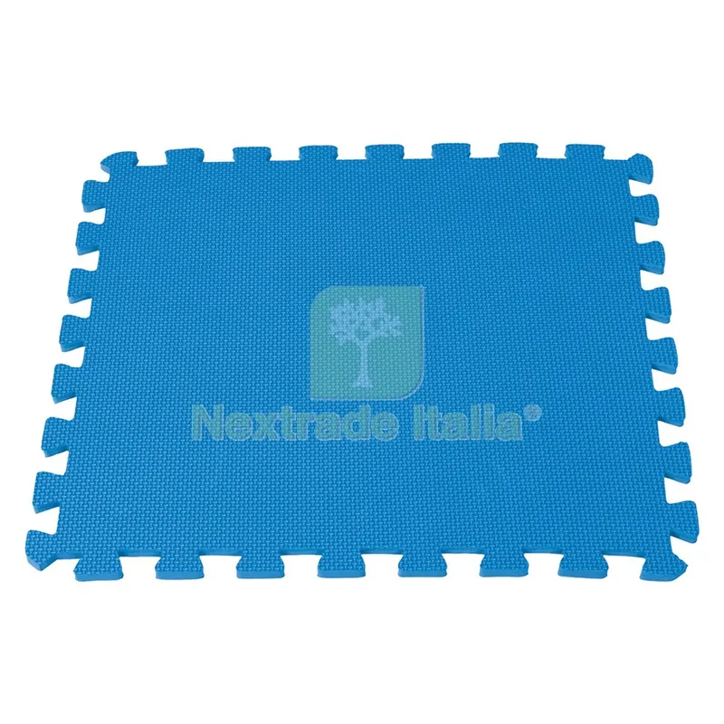 PIASTRELLA ANTISCIVOLO cm.50 x 50 x 1 - azzurra — Accessori bagno — rif. FERX.6136690NLM