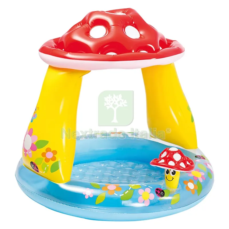 Piscina Gonfiabile ''fungo Baby'' ø cm 102 x h 89 — Gonfiabili e galleggianti — rif. FERX.613685NLM Piscina Gonfiabile ''fungo Baby'' ø cm 102 x h 89 — Gonfiabili e galleggianti — rif. FERX.613685NLM
