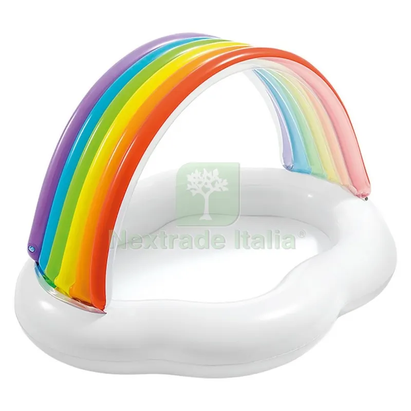 Piscina Gonfiabile 'arcobaleno' cm 142 x 119 x h 84 — Gonfiabili e galleggianti — rif. FERX.6136944NLM Piscina Gonfiabile 'arcobaleno' cm 142 x 119 x h 84 — Gonfiabili e galleggianti — rif. FERX.6136944NLM