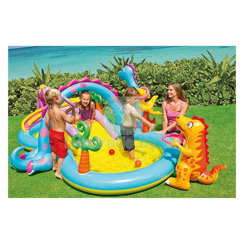 PISCINA GONFIABILE 'DINOSAURI' art. 57135 — Gonfiabili e galleggianti — rif. FERX.613698NLM