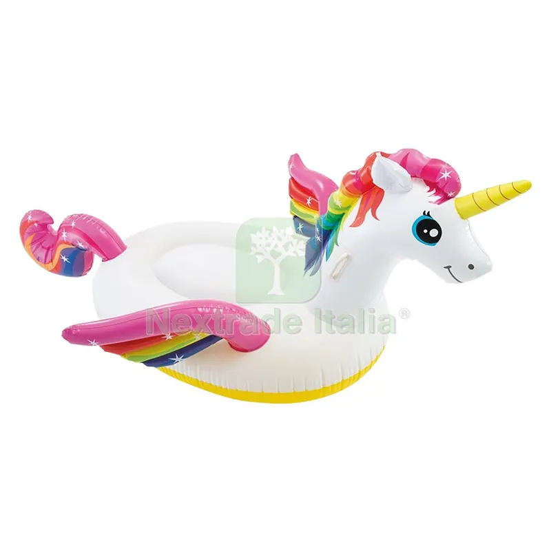 Cavalcabile Gonfiabile 'unicorno' cm. 201 x 140 x 97 — Gonfiabili e galleggianti — rif. FERX.6137799NLM