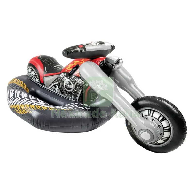 Cavalcabile Gonfiabile 'motor Bike' cm. 180 x 94 x 71 — Gonfiabili e galleggianti — rif. FERX.6137876NLM Cavalcabile Gonfiabile 'motor Bike' cm. 180 x 94 x 71 — Gonfiabili e galleggianti — rif. FERX.6137876NLM