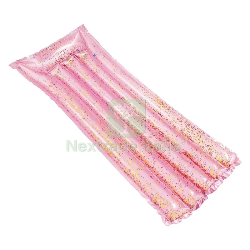 Materassino Gonfiabile Glitterato 'pink' cm 170 x 53 x 15 — Gonfiabili e galleggianti — rif. FERX.6137610NLM Materassino Gonfiabile Glitterato 'pink' cm 170 x 53 x 15 — Gonfiabili e galleggianti — rif. FERX.6137610NLM