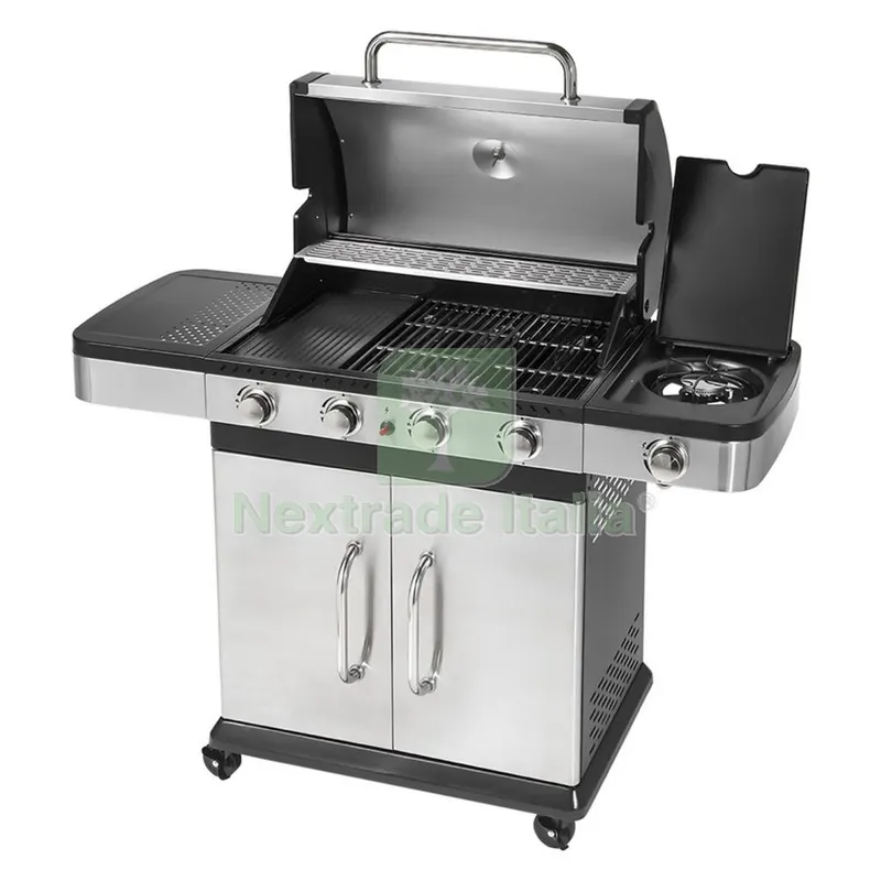 Barbecue a GAS 'indianapolis 5 Titanium' kw 18,45 — Tempo libero outdoor — rif. FERX.8038172NLM Barbecue a GAS 'indianapolis 5 Titanium' kw 18,45 — Tempo libero outdoor — rif. FERX.8038172NLM