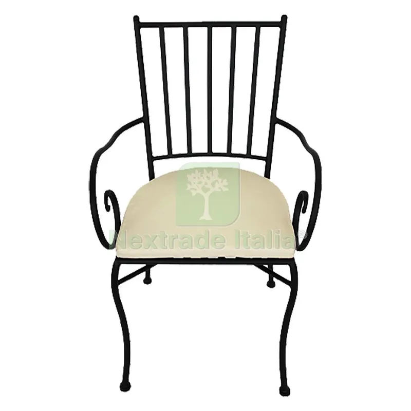SEDIA CON BRACCIOLI 'JASMINE' cm 45 x 42 x h.88 — Arredo — rif. FERX.6128300NLM