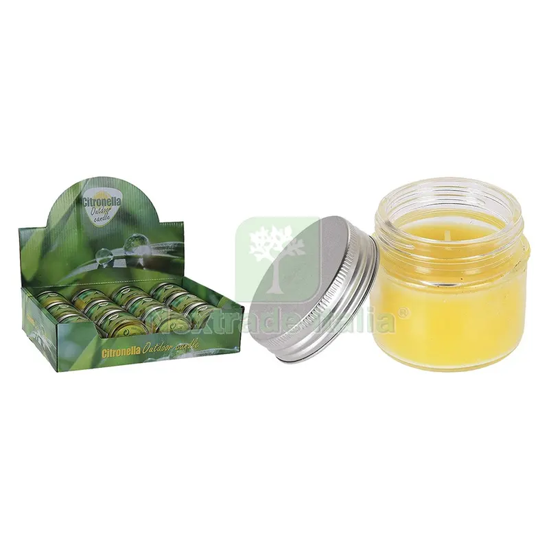 12PZ Candela alla Citronella cm 6 gr. 165 colori assortiti — Tempo libero outdoor — rif. FERX.6150812NLM 12PZ Candela alla Citronella cm 6 gr. 165 colori assortiti — Tempo libero outdoor — rif. FERX.6150812NLM