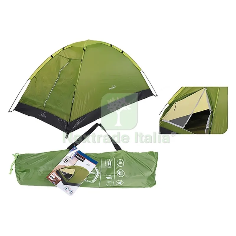 Tenda Campeggio 'monodome' 1 persona - cm. 200 x 100 x 120 — Tempo libero outdoor — rif. FERX.620502NLM Tenda Campeggio 'monodome' 1 persona - cm. 200 x 100 x 120 — Tempo libero outdoor — rif. FERX.620502NLM