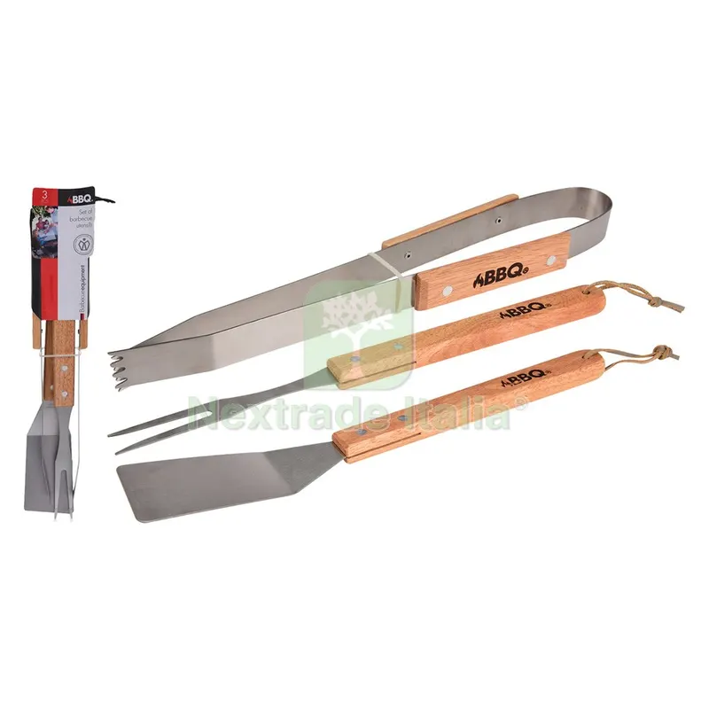 Set per Barbecue 3 pz codice 8038211 — Tempo libero outdoor — rif. FERX.8038211NLM Set per Barbecue 3 pz codice 8038211 — Tempo libero outdoor — rif. FERX.8038211NLM