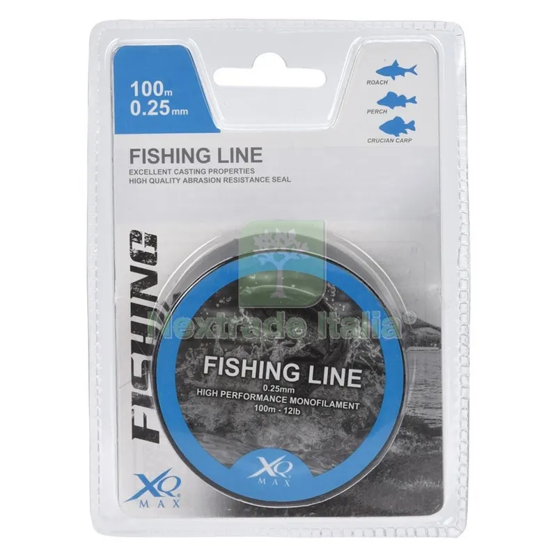 Filo Nylon per Pesca ømm 0,25 x 100 mt. - trasparente — Ricambi e accessori macchine da giardino — rif. FERX.6808201NLM Filo Nylon per Pesca ømm 0,25 x 100 mt. - trasparente — Ricambi e accessori macchine da giardino — rif. FERX.6808201NLM