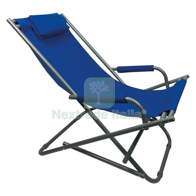 Sedia con Braccioli 'alghero' telo blu — Arredo — rif. FERX.6128730NLM Sedia con Braccioli 'alghero' telo blu — Arredo — rif. FERX.6128730NLM