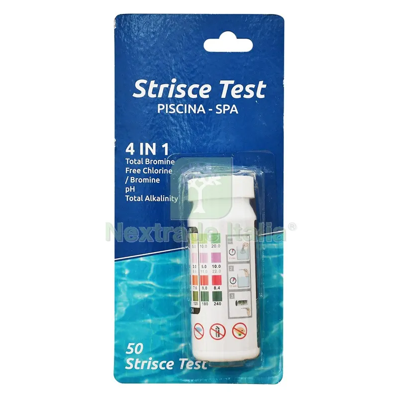 Strisce Test Acqua 4 in 1 set 50 pezzi — Flessibili e allacci — rif. FERX.6133880NLM Strisce Test Acqua 4 in 1 set 50 pezzi — Flessibili e allacci — rif. FERX.6133880NLM