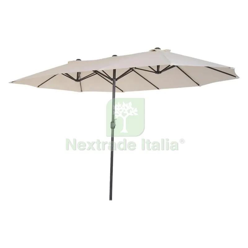 Ombrellone Triplo mt 2,7 x 4,6 x h.2,5 — Tempo libero outdoor — rif. FERX.6132590NLM Ombrellone Triplo mt 2,7 x 4,6 x h.2,5 — Tempo libero outdoor — rif. FERX.6132590NLM