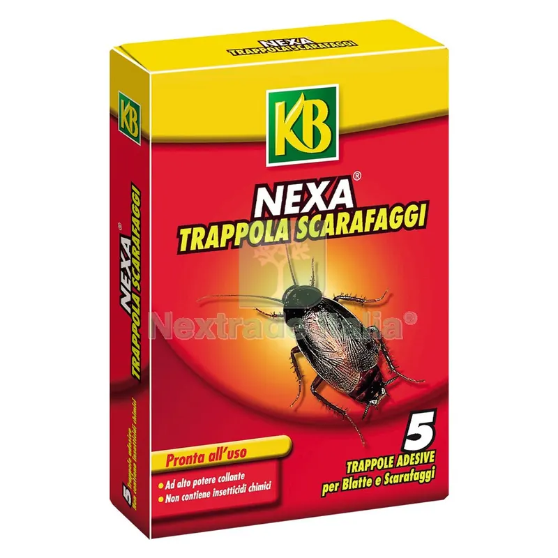 Trappola per Scarafaggi e Blatte 'nexa' scatola 5 fogli — Casalinghi e organizzazione — rif. FERX.6135430NLM Trappola per Scarafaggi e Blatte 'nexa' scatola 5 fogli — Casalinghi e organizzazione — rif. FERX.6135430NLM