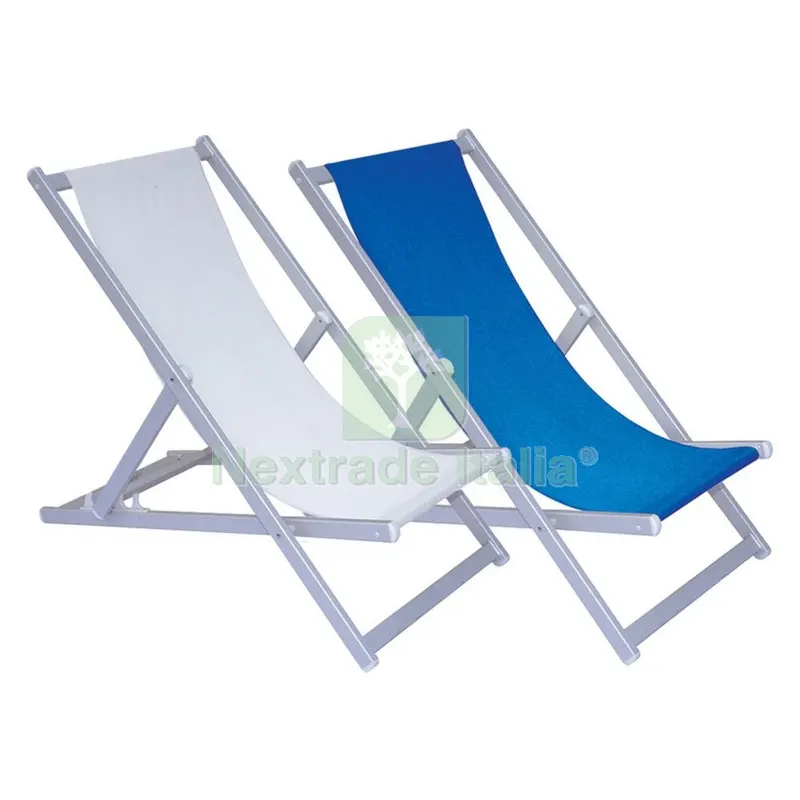Sdraio Reclinabile 'favignana' telo blu — Tempo libero outdoor — rif. FERX.6128840NLM
