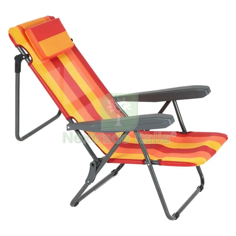 Spiaggina con Braccioli 'marina' 7 posizioni — Tempo libero outdoor — rif. FERX.6128810NLM Spiaggina con Braccioli 'marina' 7 posizioni — Tempo libero outdoor — rif. FERX.6128810NLM