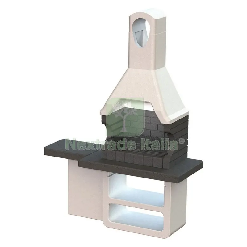 Barbecue Muratura 'ulisse' 170 x 64 x H 232 cm — Tempo libero outdoor — rif. FERX.6129173NLM Barbecue Muratura 'ulisse' 170 x 64 x H 232 cm — Tempo libero outdoor — rif. FERX.6129173NLM