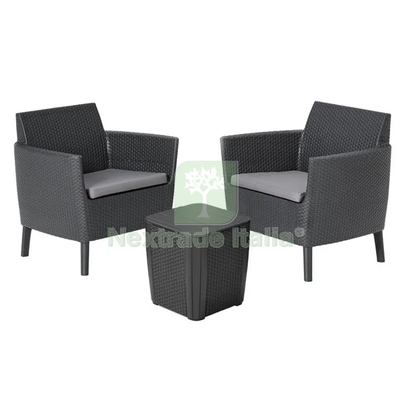 Set da Giardino Polipropilene 'salemo Balcony' colore graphite — Pile e batterie — rif. FERX.6130066NLM Set da Giardino Polipropilene 'salemo Balcony' colore graphite — Pile e batterie — rif. FERX.6130066NLM