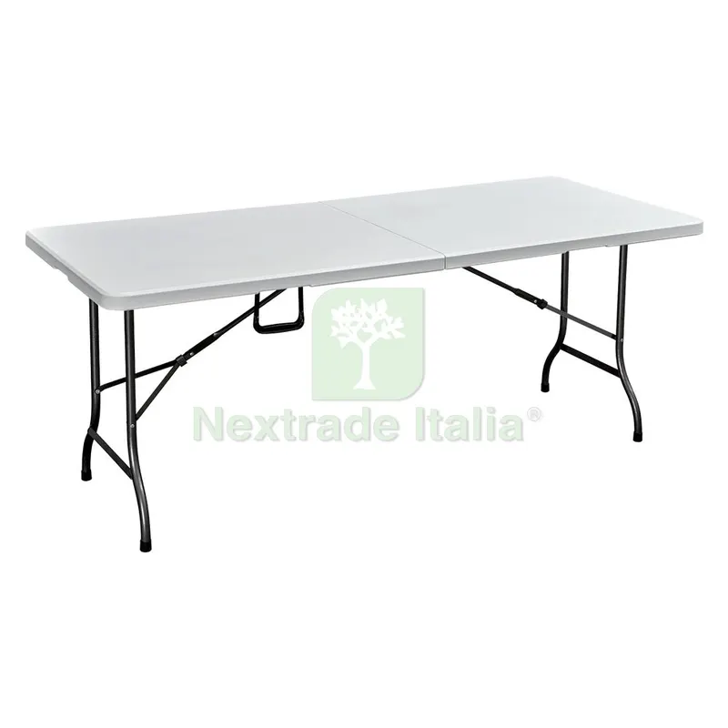 Tavolo PIC NIC Pieghevole 'party' CM 180 x 75 H 72 CM - Colore Bianco — Casalinghi e organizzazione — rif. FERX.6130681NLM