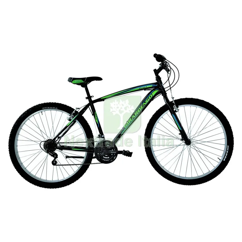 Bicicletta Uomo 'MTB' Girardengo 27 - nero/verde — Tempo libero outdoor — rif. FERX.8030223NLM Bicicletta Uomo 'MTB' Girardengo 27 - nero/verde — Tempo libero outdoor — rif. FERX.8030223NLM