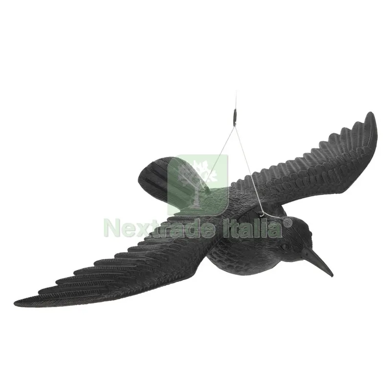 Statuetta Scaccia Volatili a Forma Animale Corvo in piedi - cm 35 x 19 x 13 — Protezione piante e sementi — rif. FERX.6063982NLM Statuetta Scaccia Volatili a Forma Animale Corvo in piedi - cm 35 x 19 x 13 — Protezione piante e sementi — rif. FERX.6063982NLM
