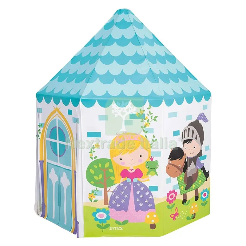 Tenda Giochi 'principesse' cm 104 x 104 x 130 — Raccordi in ghisa e figure — rif. FERX.6137813NLM Tenda Giochi 'principesse' cm 104 x 104 x 130 — Raccordi in ghisa e figure — rif. FERX.6137813NLM
