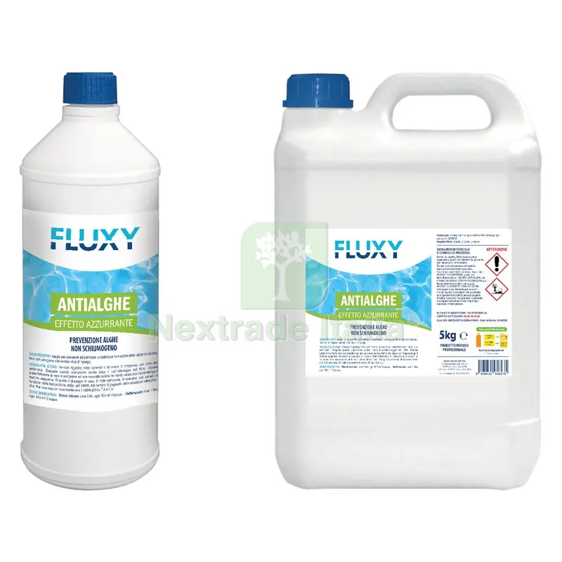 4PZ ANTIALGHE LIQUIDO Kg. 5 nx1 — Trattamento acqua piscina — rif. FERX.6134304NLM 4PZ ANTIALGHE LIQUIDO Kg. 5 nx1 — Trattamento acqua piscina — rif. FERX.6134304NLM