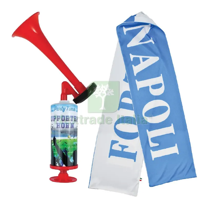 Kit del Tifoso 'forza Napoli' 2 pezzi — Tempo libero outdoor — rif. FERX.KITFORZANAPOLINLM