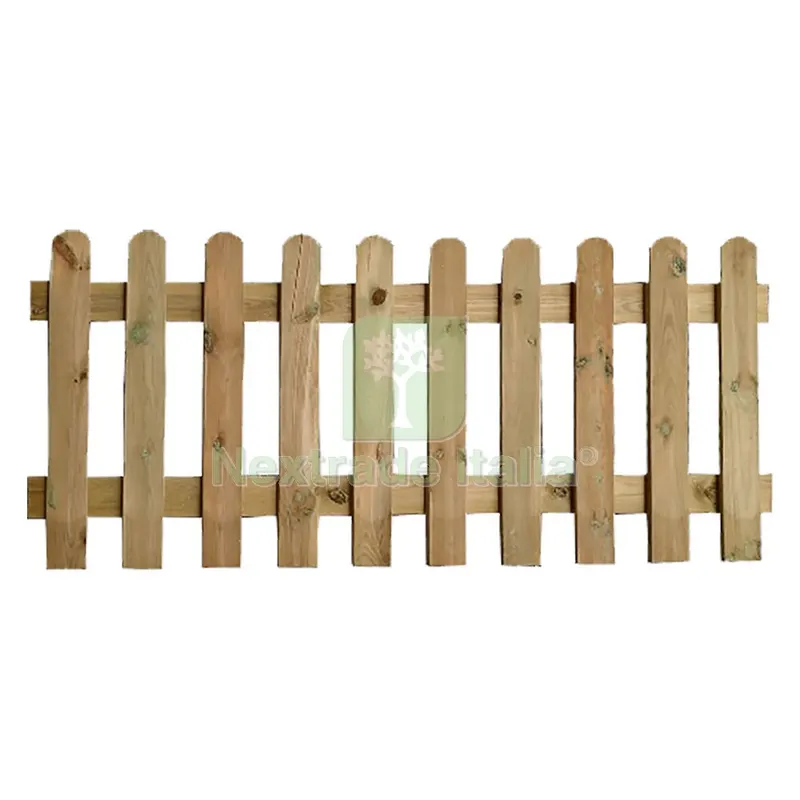 Steccato in Legno 'lamelle' cm. 180 x h.100 - 11 lamelle 15 x 85 mm — Staccionate e steccati — rif. FERX.6125394NLM Steccato in Legno 'lamelle' cm. 180 x h.100 - 11 lamelle 15 x 85 mm — Staccionate e steccati — rif. FERX.6125394NLM