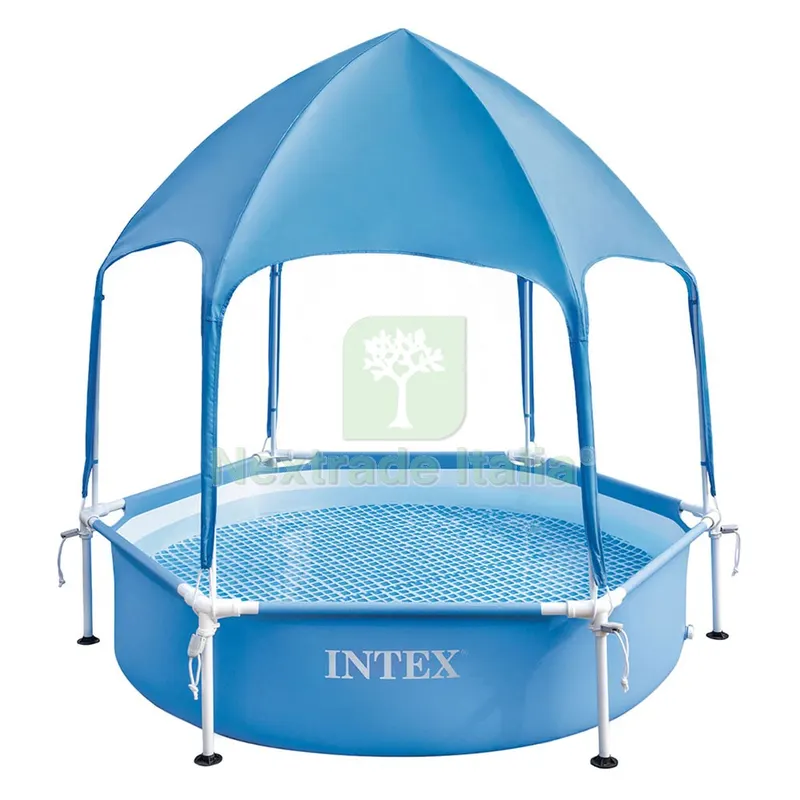 Piscina con Telaio 'canopy Metal Frame' cm 183 x 38 - capac. 700 lt. — Tempo libero outdoor — rif. FERX.6136094NLM Piscina con Telaio 'canopy Metal Frame' cm 183 x 38 - capac. 700 lt. — Tempo libero outdoor — rif. FERX.6136094NLM