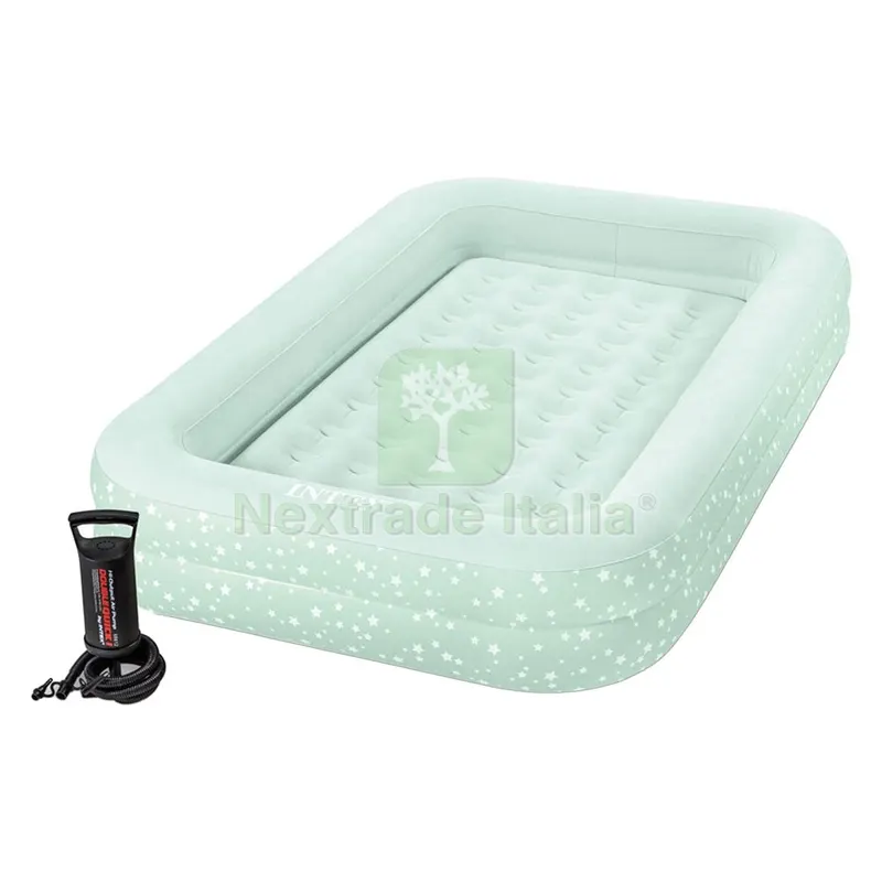 LETTINO GONFIABILE BIMBO AIRBED ' KIDZ TRAVEL BED SET' cm 132 x 71 x 10 — Gonfiabili e galleggianti — rif. FERX.6137419NLM