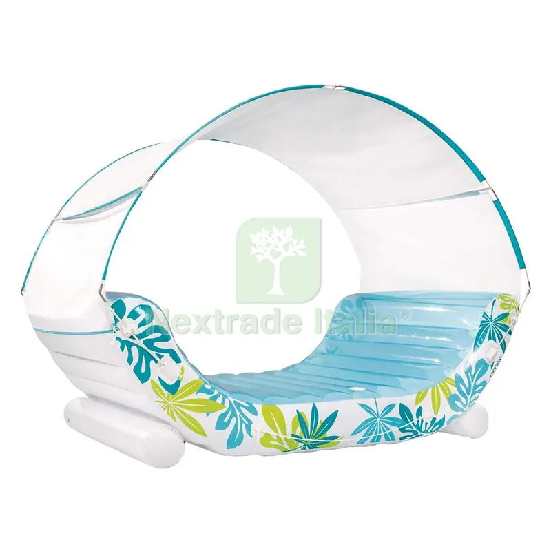 Materassino Gonfiabile con Cappottina cm 224 x 150 x 165 — Gonfiabili e galleggianti — rif. FERX.6137549NLM