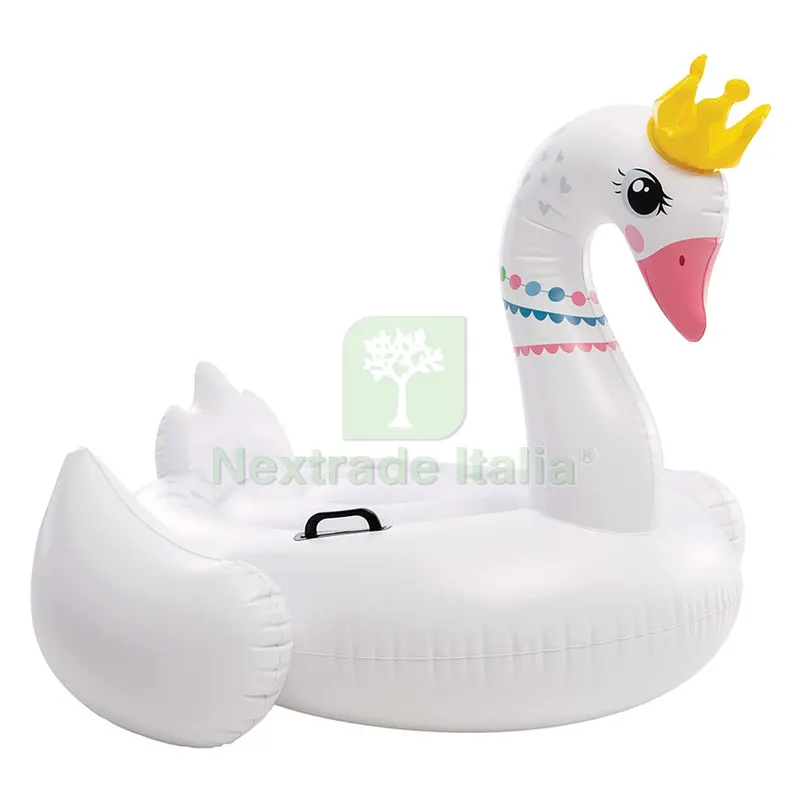 CAVALCABILE GONFIABILE 'CIGNO REGINA' cm. 188 x 124 — Gonfiabili e galleggianti — rif. FERX.6137877NLM