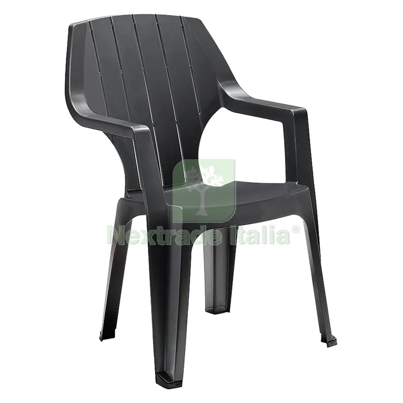Sedia in Polipropilene 'alta' antracite — Arredo — rif. FERX.6131819NLM Sedia in Polipropilene 'alta' antracite — Arredo — rif. FERX.6131819NLM