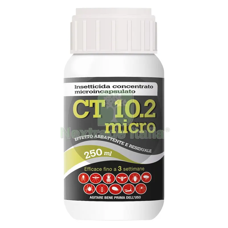 DISABITUANTE PER ANIMALI LIQUIDO CONCENTRATO MICROINCAPSULATO 'CT 10.2 MICRO' ml 250 — Protezione piante e sementi — rif. FERX.6135132NLM