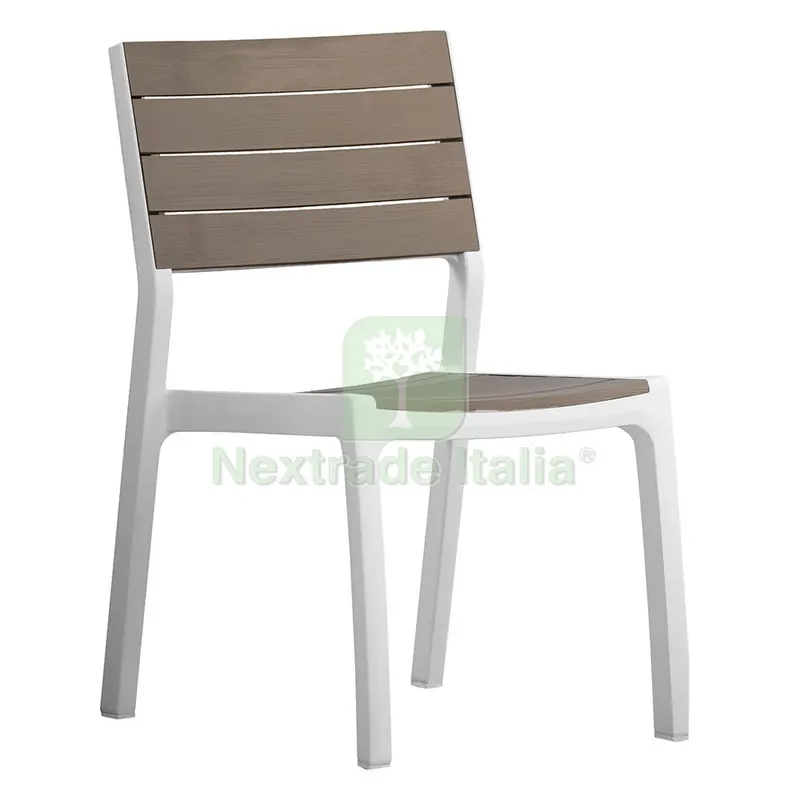 SEDIA IN POLIPROPILENE 'HARMONY' bianco/cappuccino — Arredo — rif. FERX.6131110NLM SEDIA IN POLIPROPILENE 'HARMONY' bianco/cappuccino — Arredo — rif. FERX.6131110NLM