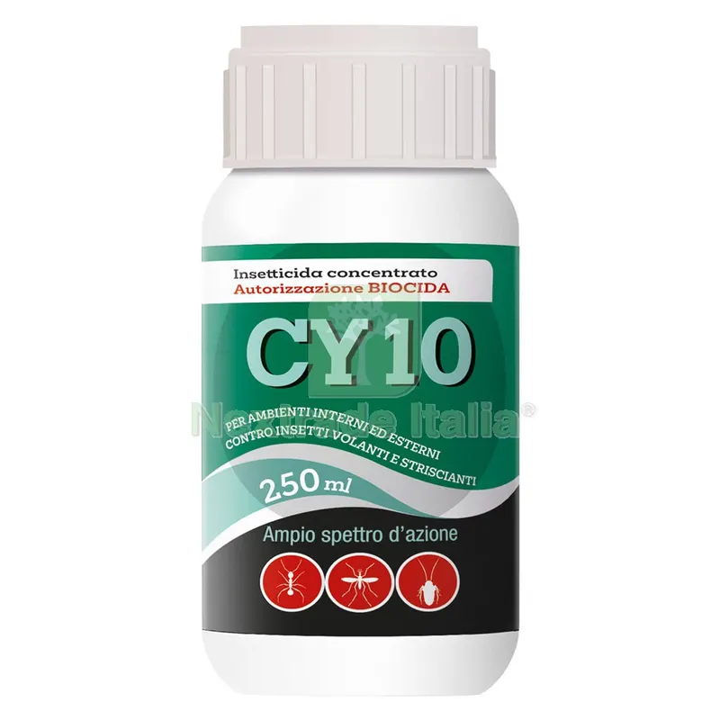 Disabituante per Animali Liquido Concentrato 'CY 10 EC' ml 250 — Protezione piante e sementi — rif. FERX.6135125NLM Disabituante per Animali Liquido Concentrato 'CY 10 EC' ml 250 — Protezione piante e sementi — rif. FERX.6135125NLM