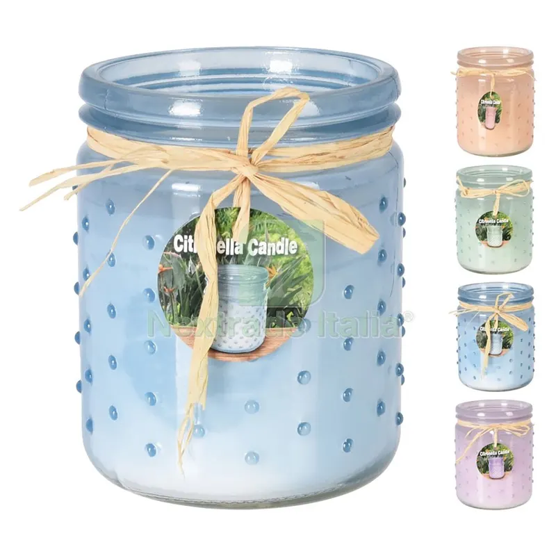 12PZ Candela alla Citronella cm 10 x 12 — Tempo libero outdoor — rif. FERX.6150820NLM