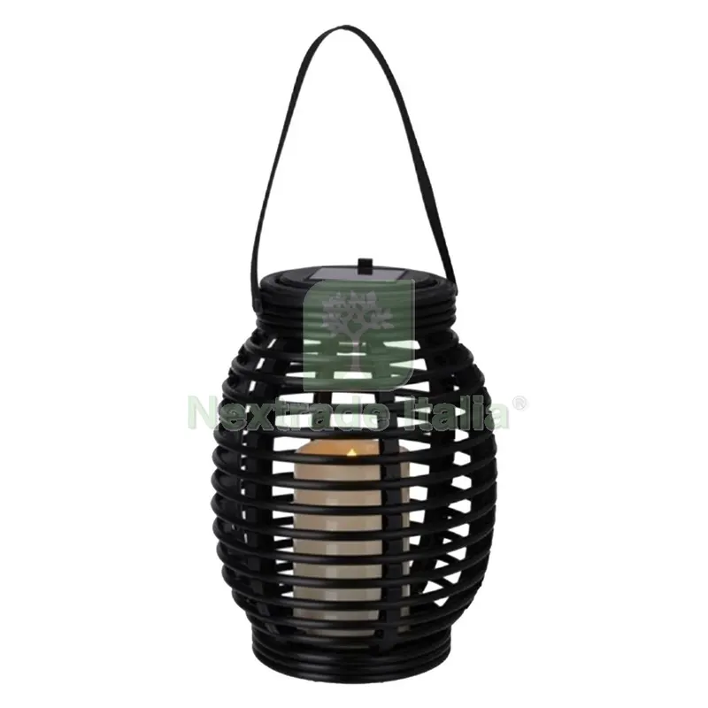 Lanterna Solare in Plastica colore nero nx1 — Illuminazione — rif. FERX.6150173NLM Lanterna Solare in Plastica colore nero nx1 — Illuminazione — rif. FERX.6150173NLM